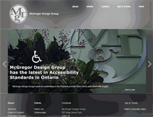 Tablet Screenshot of mcgregordesigngroup.com